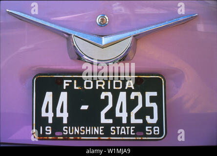 Cadillac, Ocean Drive, Miami Beach, Florida, USA, Amerika Stockfoto