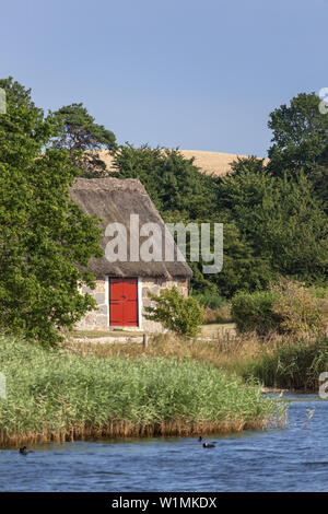 Hafen Selsø an der Bucht von Roskilde Fjord, Insel von Neuseeland, Skandinavien, Dänemark, Nordeuropa Stockfoto