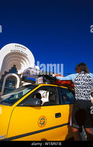 Taxi, Robinson Club Athenee Palace Djerba Tunesien Stockfoto