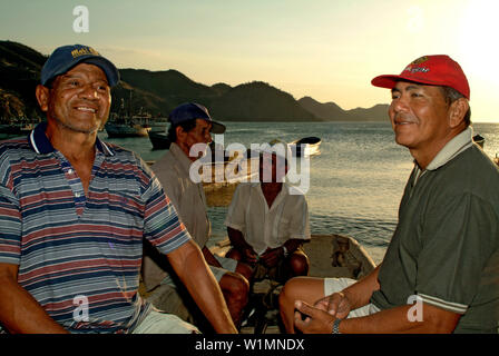 La Oficina de Los Carneros, Taganga, Santa Marta, Kolumbien, Südamerika Stockfoto