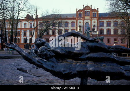 Universität Rostock, Mecklenburg-Vorpommern, Deutschland, Europa Stockfoto