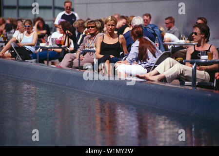 Kiasma Museum Café, Helsinki Finnland Stockfoto