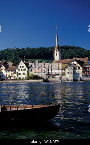 Viwe Stein am Rhein, Kanton Schaffhausen, Schweiz Stockfoto