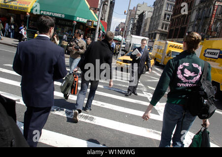 Canal Street, Trebeca, Chinatown, Manhattan, New York City, New York, Vereinigte Staaten von Amerika, Vereinigte Staaten von Amerika Stockfoto