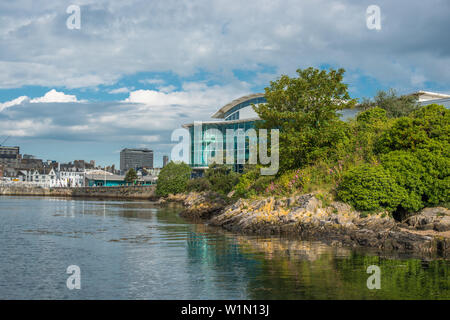 National Marine Aquarium in Sutton Harbour in der Barbican Bezirk von Plymouth, Devon, England, UK. Stockfoto