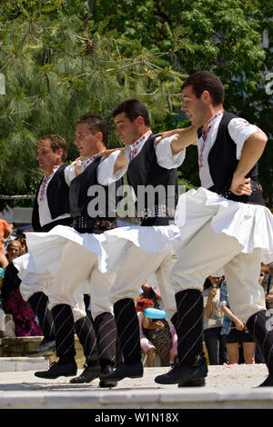 Tänzer, Rose Festival, Karlovo, Bulgarien Stockfoto