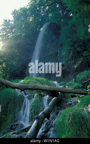 Bad Urach, Wasserfall, Schwäbische Alb, Baden-Württemberg, Deutschland, Europa Stockfoto