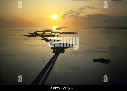 Sieben Florida-Keys Miles-Bridge, Florida, USA Stockfoto