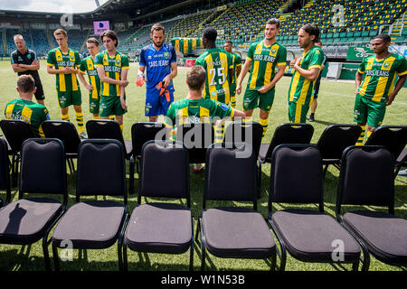 Den Haag, Niederlande. 03 Juli, 2019. DEN HAAG, photocall ADO Den Haag, Fußball, Saison 2019-2020, 03-07-2019, Kyocera Auto Jeans Stadion, Kredit: Pro Schüsse/Alamy leben Nachrichten Stockfoto