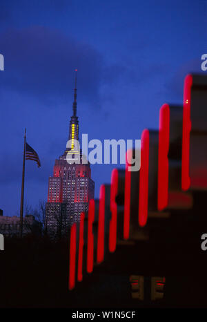 Empire State Bldg, Union Square, Manhattan NYC, USA Stockfoto