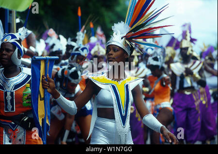 Grand Crop-Over Kadooment Day, Festival, Bridgetown, Barbados St. Michael Stockfoto