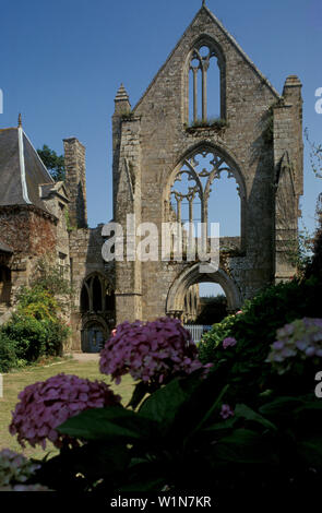 Abbaye de Beauport, Bretagne, Frankreich Stockfoto