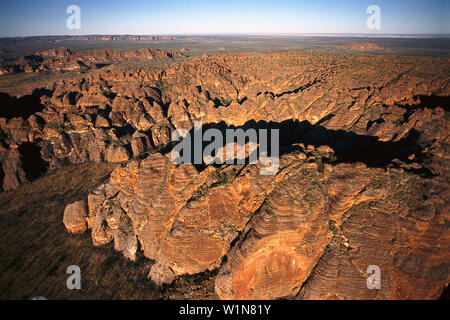 Luftaufnahme, Bungle Bungles, Kimberley Purnululu NP, WA, Australien Stockfoto