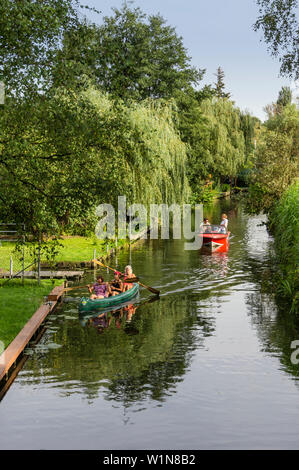 Klein Venedig, Canal in Berlin Rahnsdorf Stockfoto