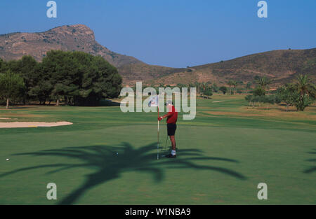 Golf Im Hyatt La Manga Club Resort, Costa Blanca, Spanien-Europa Stockfoto