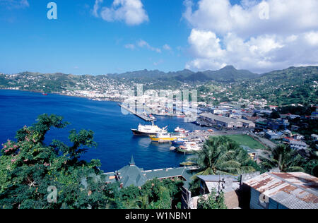 Kingstown, St. Vincent, St. Vincent und die Grenadinen Karibik Stockfoto