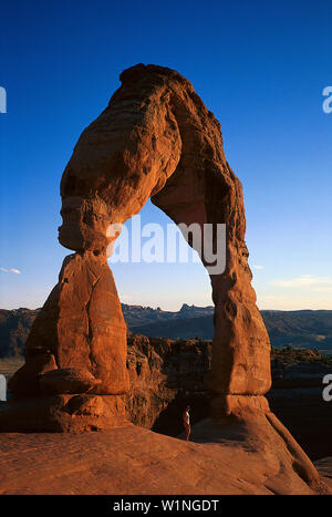 Zarte Arch, Arches NP, Utah USA Stockfoto