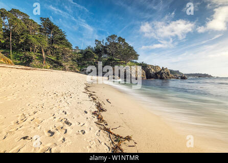 Gibson Beach am Point Lobos State Reserve. Carmel, California, United States. Stockfoto