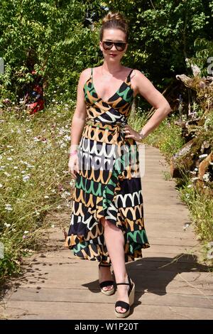 Candice Braun. RHS Hampton Court Palace Garden Festival, Hampton Court, East Molesey, Surrey. Großbritannien Stockfoto