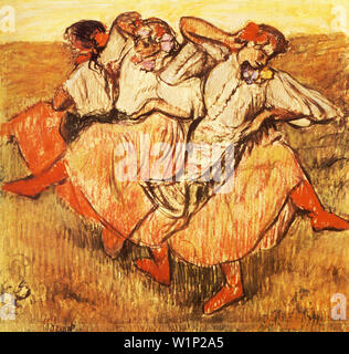 Edgar Degas - Drei russischen Tänzer 1895 Stockfoto