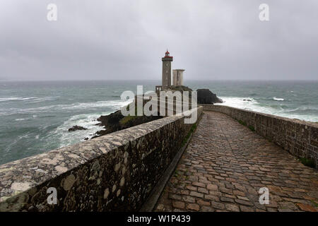 Phare du Diable, Brest, Brest, im Département Finistère, Bretagne - Bretagne, Frankreich, Europa Stockfoto