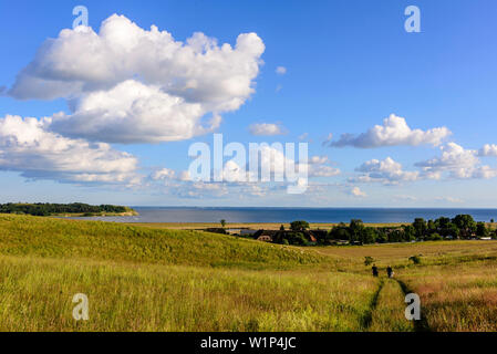 Blick von der Bakenberg, mönchgut, Rügen, Ostseeküste, Mecklenburg-Vorpommern, Deutschland Stockfoto