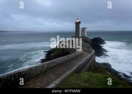 Phare du Diable, Brest, Brest, im Département Finistère, Bretagne - Bretagne, Frankreich, Europa Stockfoto