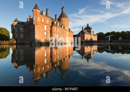 Anholt Wasserburg, in der Nähe von Isselburg, Münsterland, Nordrhein-Westfalen, Deutschland Stockfoto