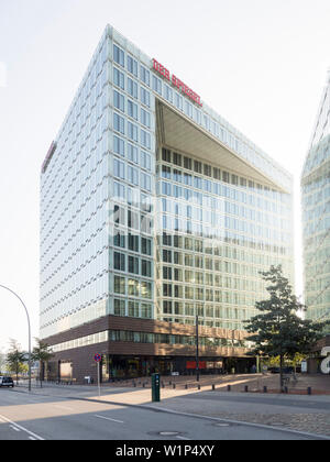 Spiegel Verlag in der Hafencity, Hansestadt Hamburg, Deutschland, Europa Stockfoto