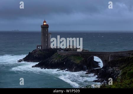 Phare du Diable, Brest, Brest, im Département Finistère, Bretagne - Bretagne, Frankreich, Europa Stockfoto