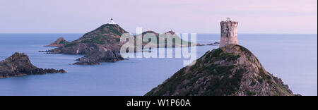 Tour de la Parata, Iles Sanguinaires, Ajaccio, Korsika, Frankreich Stockfoto