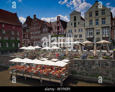 Am Stintmarkt, Lüneburg, Deutschland. Stockfoto