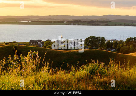 Blick von der Bakenberg, mönchgut, Rügen, Ostseeküste, Mecklenburg-Vorpommern, Deutschland Stockfoto