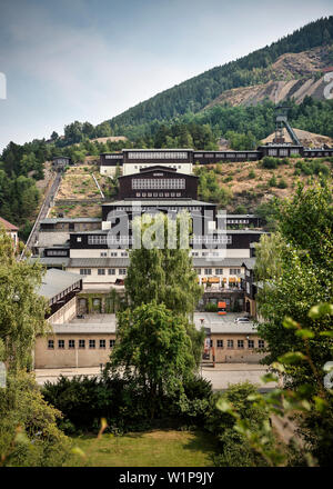 UNESCO-Weltkulturerbe Rammelsberg, Goslar, Harz, Niedersachsen, Deutschland Stockfoto