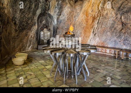 Zoroastrischen Feuertempels in Chak Chak, Iran, Asien Stockfoto