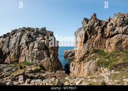 La Gouffre, Pleubian, Côte de Granit Rose, Cotes d'Armor, Bretagne, Frankreich Stockfoto