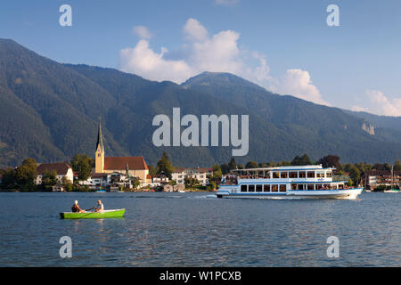 Rottach-Egern am Tegernsee, Mangfallgebirge, Bayern, Deutschland Stockfoto