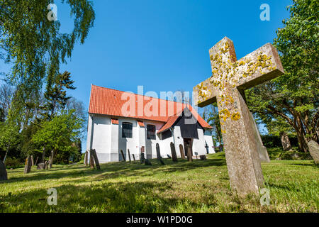 Insel Kirche, Kloster, Insel Hiddensee, Mecklenburg-Vorpommern, Deutschland Stockfoto