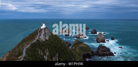 Nugget Point, Catlins, Otago, Südinsel, Neuseeland, Ozeanien Stockfoto
