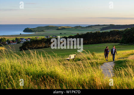 Blick von der Bakenberg, mönchgut, Rügen, Ostseeküste, Mecklenburg-Vorpommern, Deutschland Stockfoto