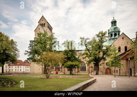 UNESCO-Welterbe Hildesheimer Dom, Hildesheim, Niedersachsen, Deutschland Stockfoto