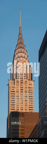 Chrystler Gebäude von der 42th Street, Manhattan, New York City, New York, USA Stockfoto