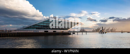 Dockland, Hamburger Hafen, HafenCity, Elbe, Hamburg-mitte, Hamburg, Norddeutschland, Deutschland Stockfoto