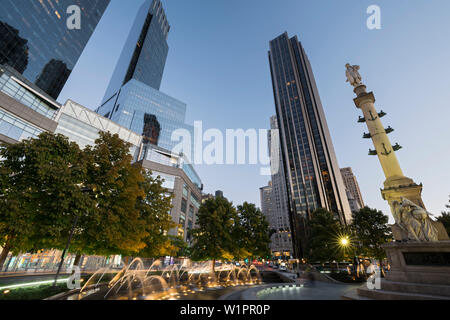 Time Warner Center, Columbus Circle, Manhattan, New York City, New York, USA Stockfoto