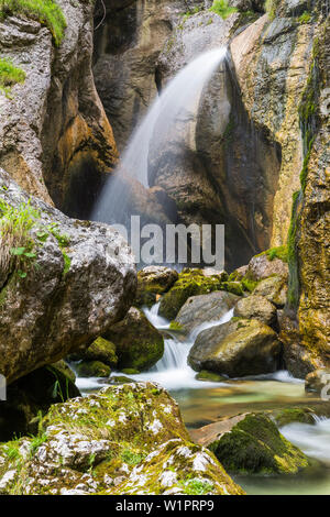 Zimitz Wasserfall in der Nähe des Grundlsees, Bad Aussee, Steiermark, Österreich, Europa Stockfoto
