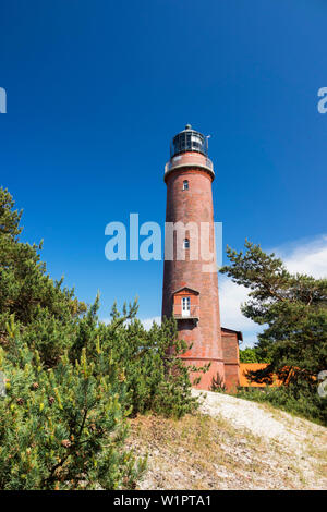 "Darß Leuchtturm, Ostsee, Mecklenburg-Vorpommern, Deutschland, Europa" Stockfoto