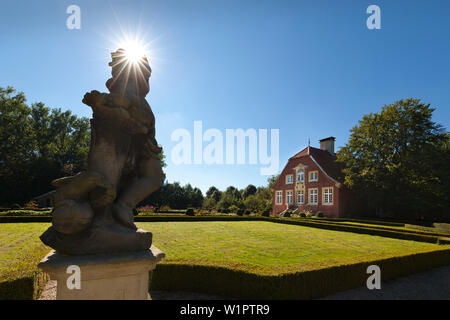 Rueschhaus Haus und Garten in der Nähe von Münster, Münsterland, Nordrhein-Westfalen, Deutschland Stockfoto