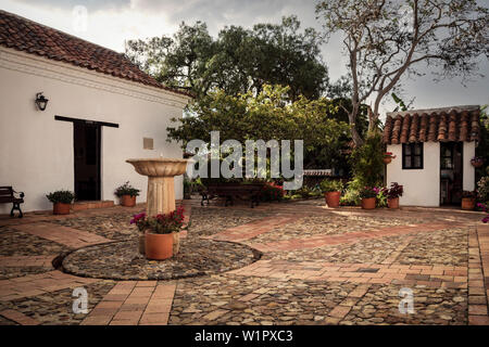 Casamuseo von Antonio Ricaurte, Villa de Leyva, Departamento Boyacá, Kolumbien, Südamerika Stockfoto