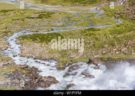 Sulzenau Tal, Wilde Wasser Weg, Stubaital, Stubaital, Tirol, Österreich, Europa Stockfoto