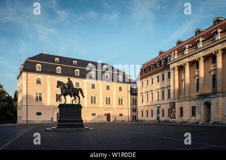 UNESCO-Welterbe das klassische Weimar, Herzogin Anna Amalia Bibliothek, Weimar, Thüringen, Deutschland Stockfoto